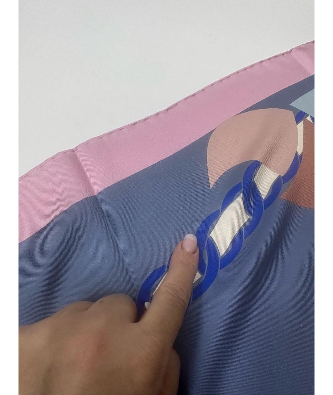 CHANEL Мульти шелковый платок, фото 8