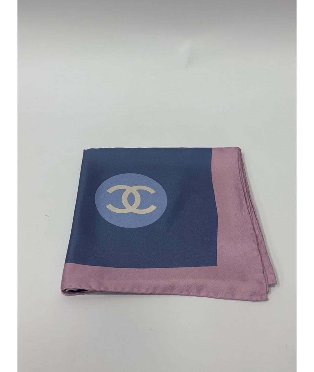 CHANEL Мульти шелковый платок, фото 9