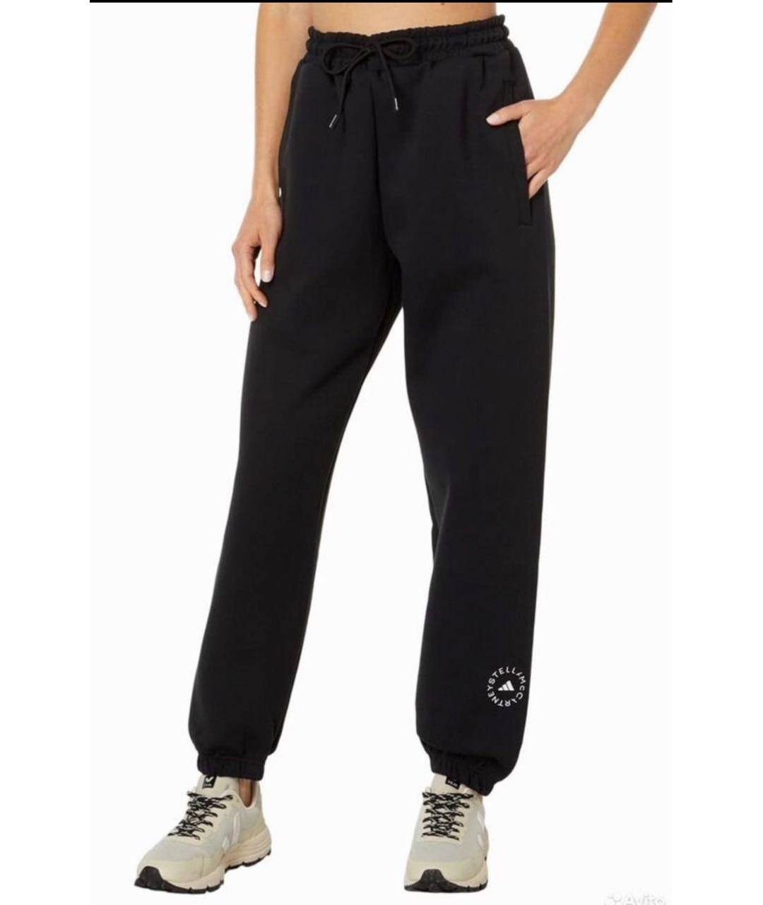 ADIDAS BY STELLA MCCARTNEY Черные прямые брюки, фото 2