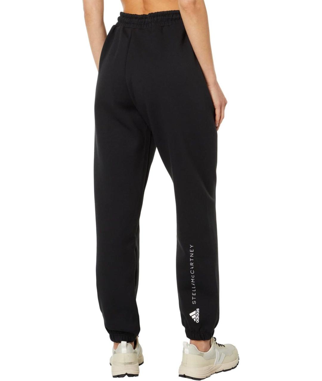 ADIDAS BY STELLA MCCARTNEY Черные прямые брюки, фото 3