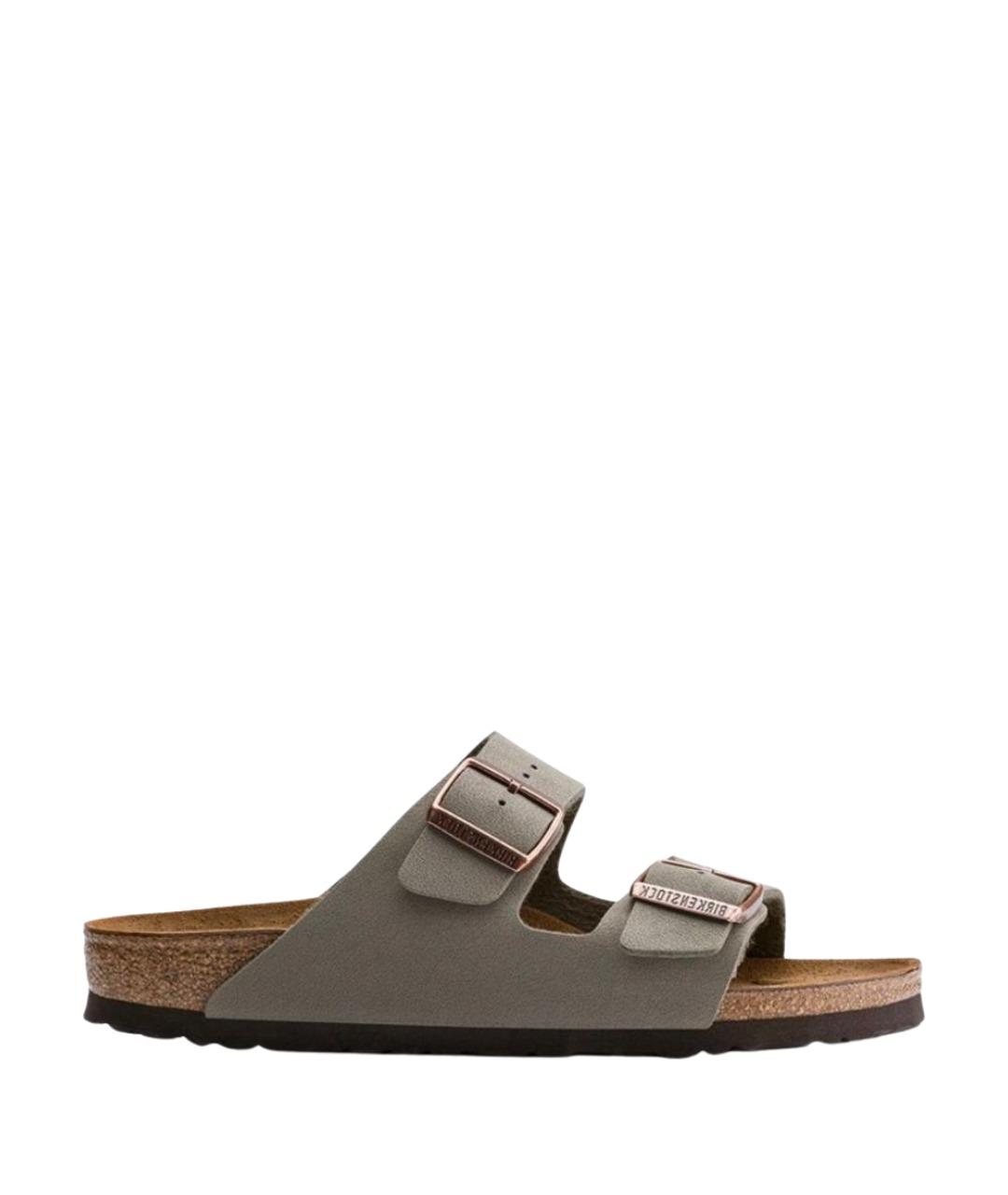 BIRKENSTOCK Антрацитовые мюли, фото 1