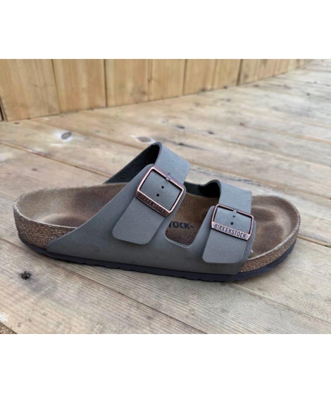 BIRKENSTOCK Антрацитовые мюли, фото 2