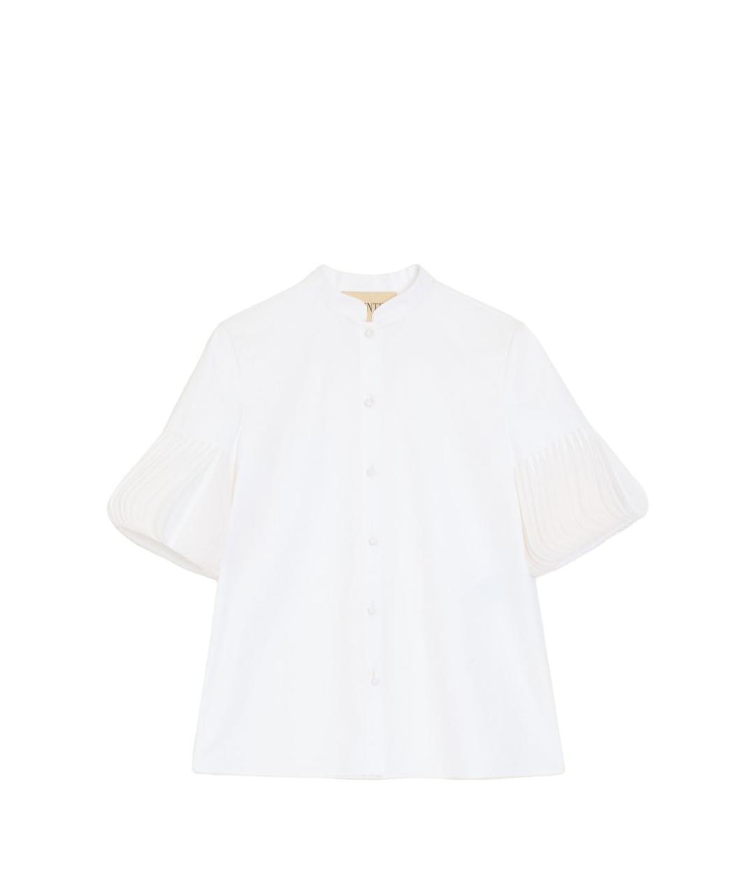 VALENTINO Белая хлопковая рубашка, фото 7