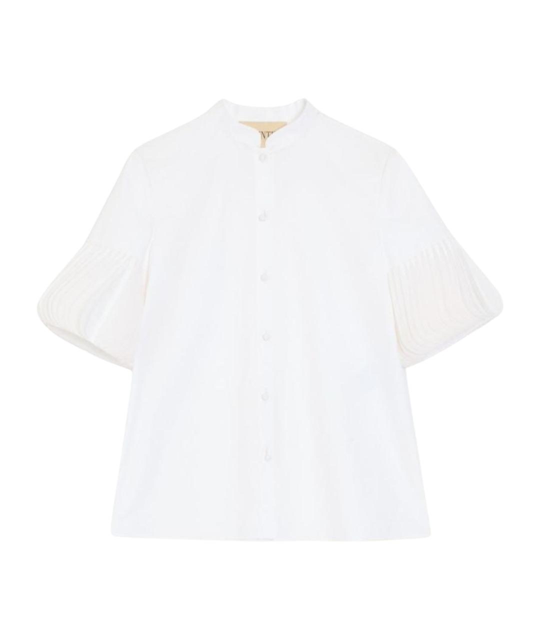 VALENTINO Белая хлопковая рубашка, фото 1