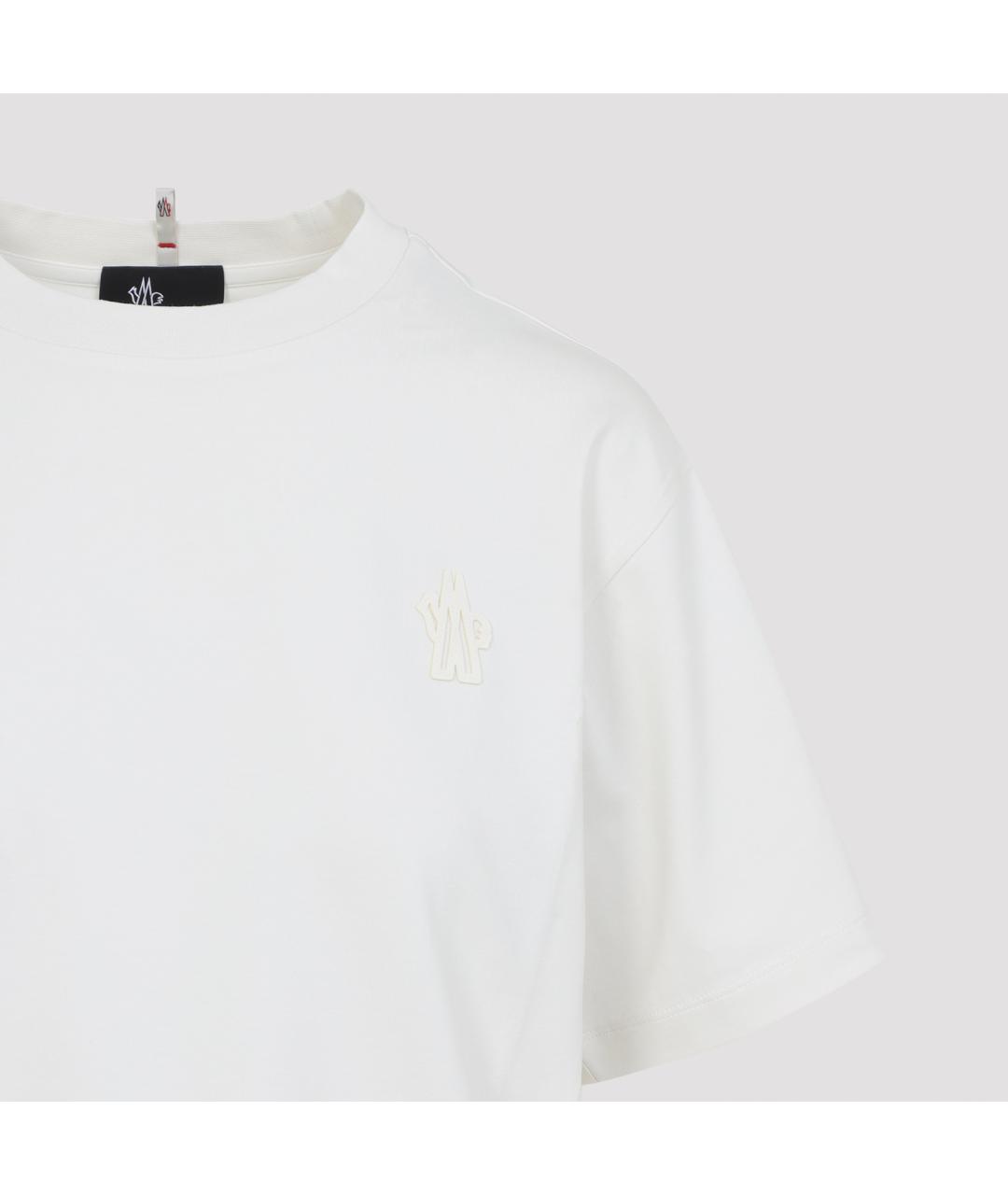 MONCLER GRENOBLE Мульти хлопко-эластановая футболка, фото 4