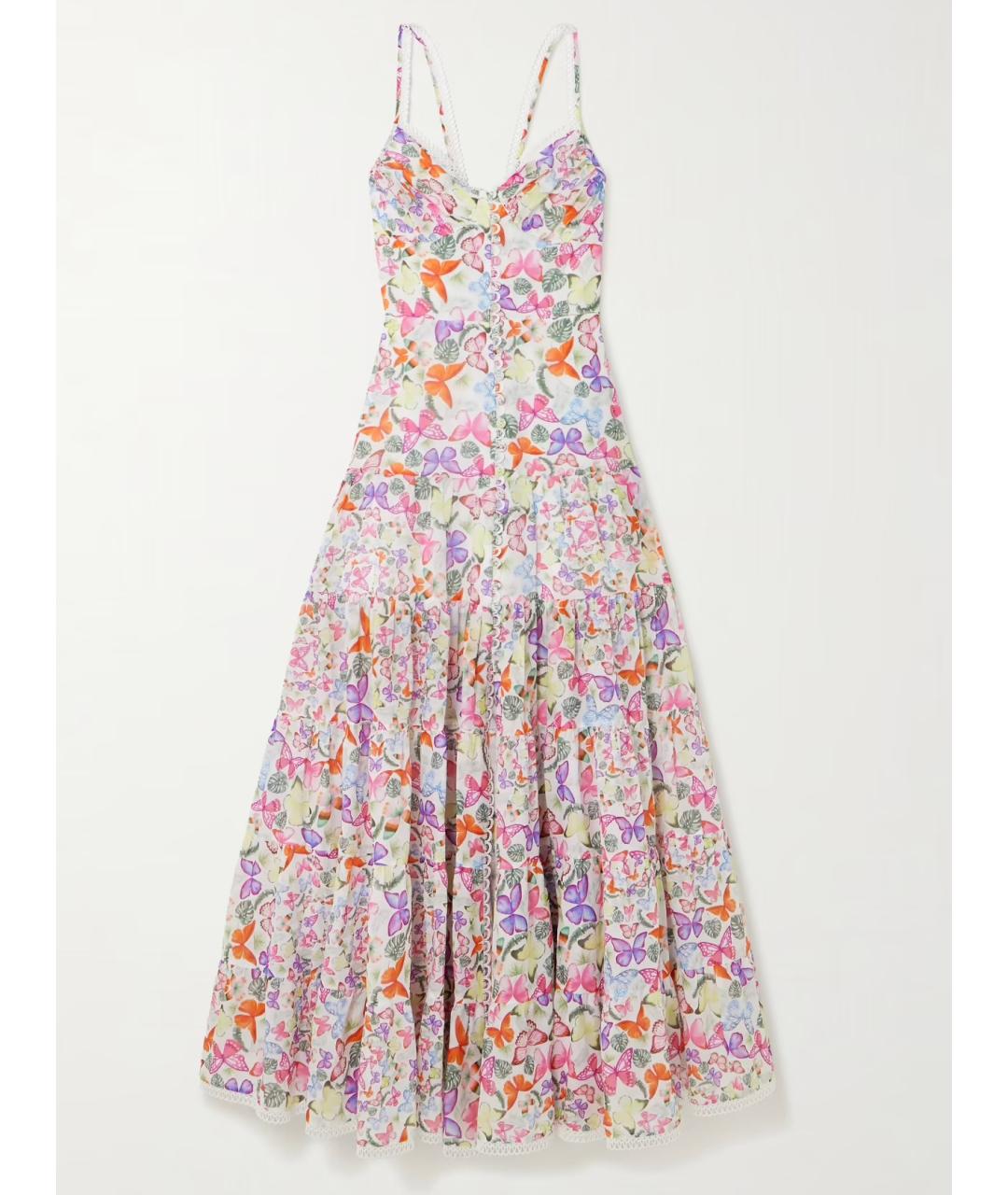 CHARO RUIZ Мульти хлопковый сарафан, фото 5