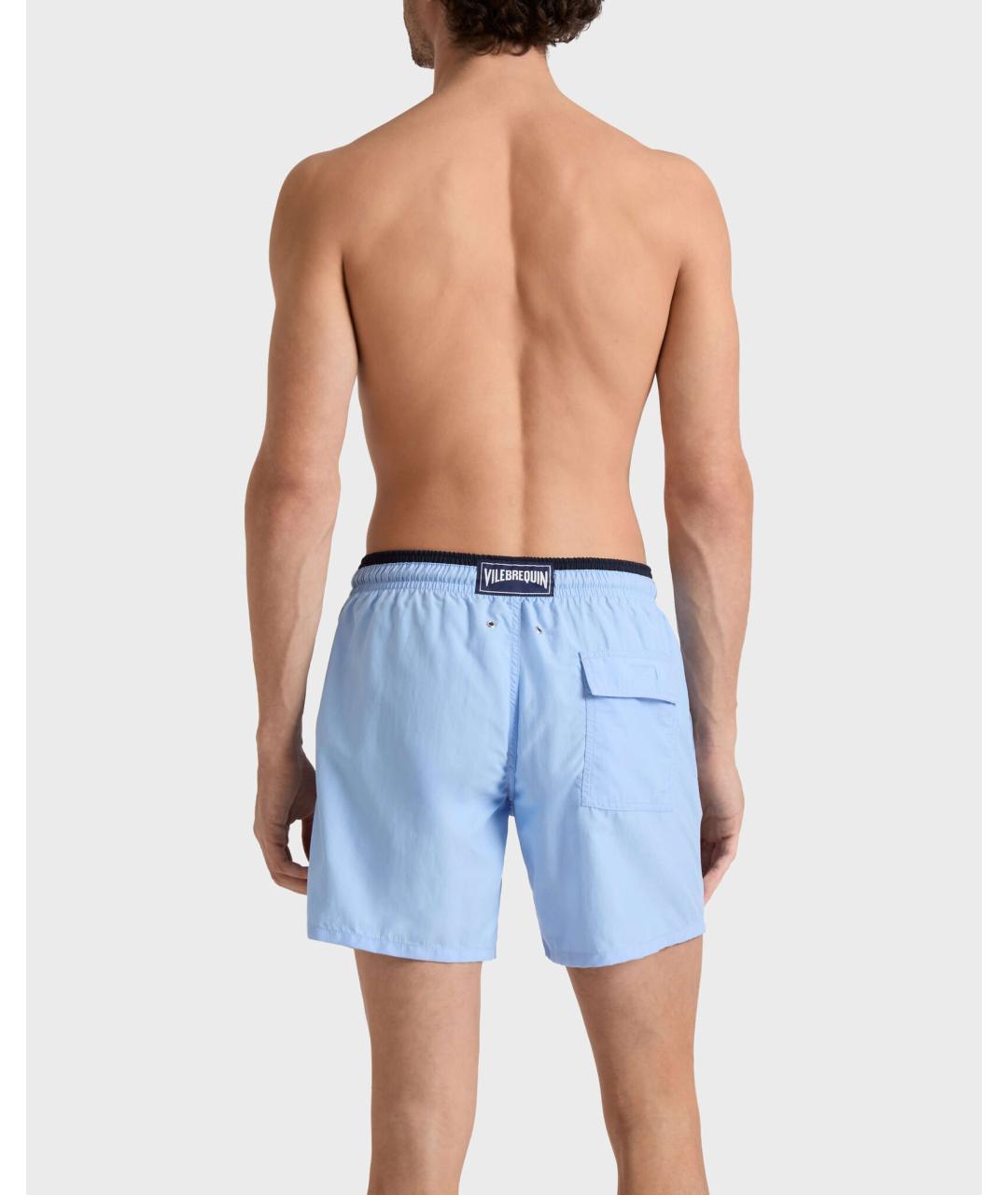 VILEBREQUIN Голубые полиамидовые шорты, фото 5