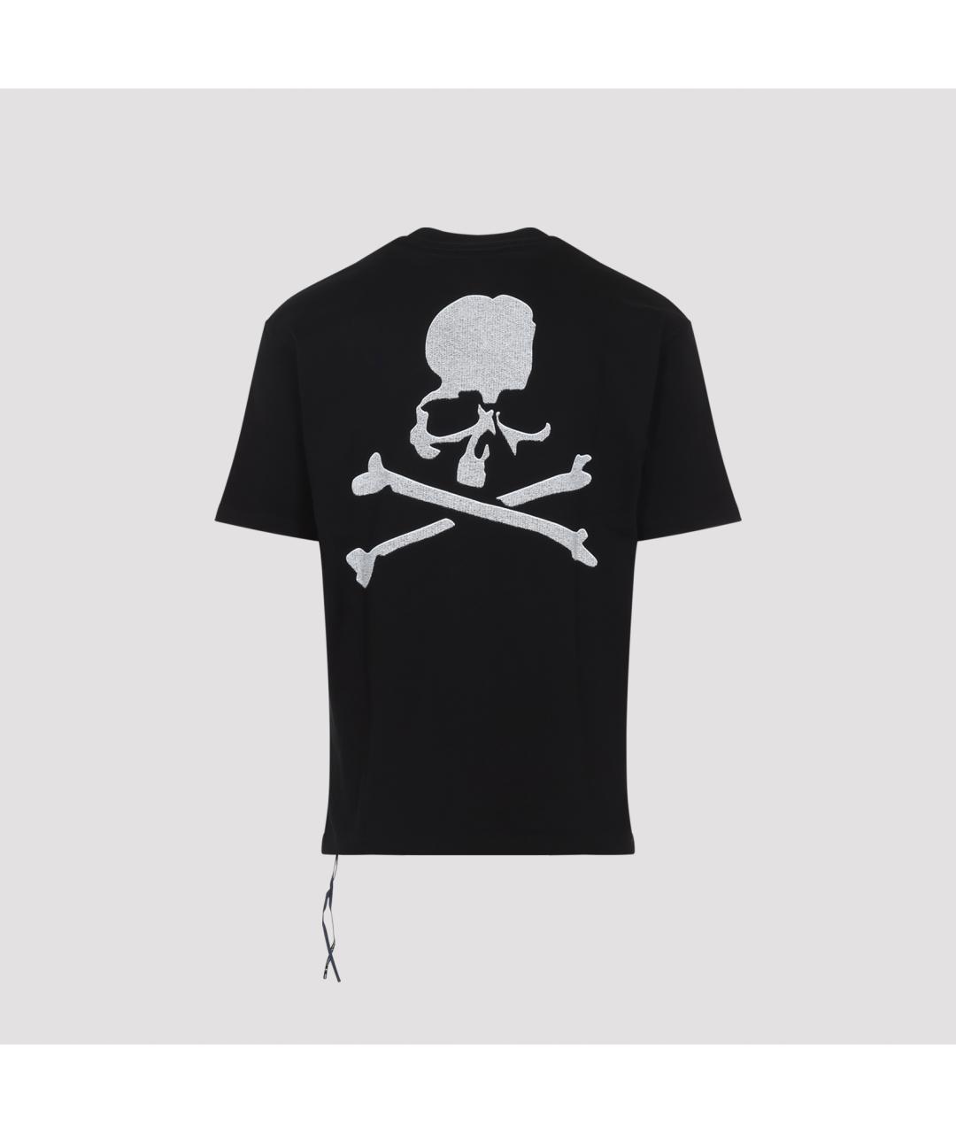 MASTERMIND JAPAN Черная хлопковая футболка, фото 2