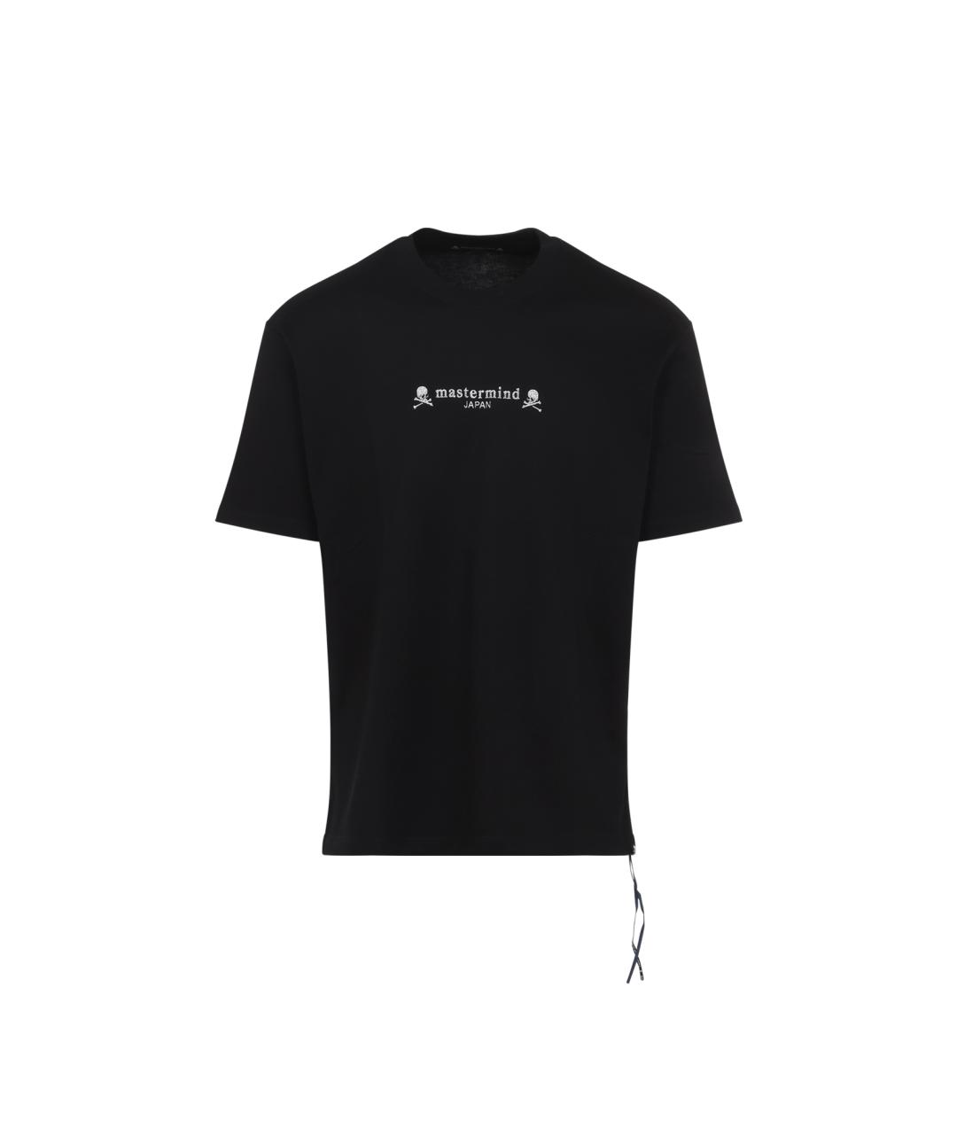 MASTERMIND JAPAN Черная хлопковая футболка, фото 1
