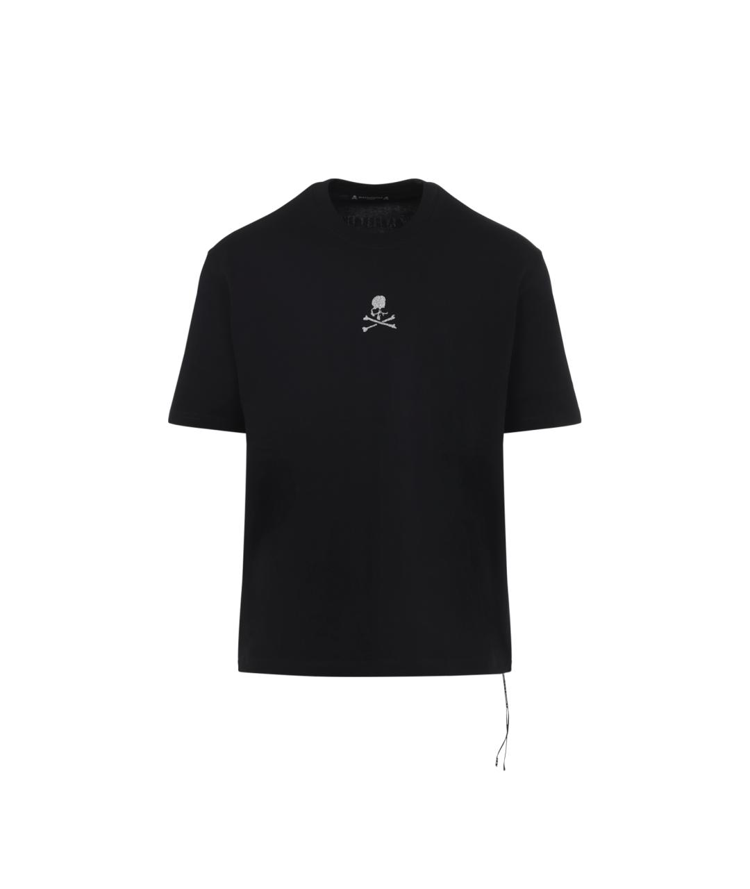 MASTERMIND JAPAN Черная хлопковая футболка, фото 1