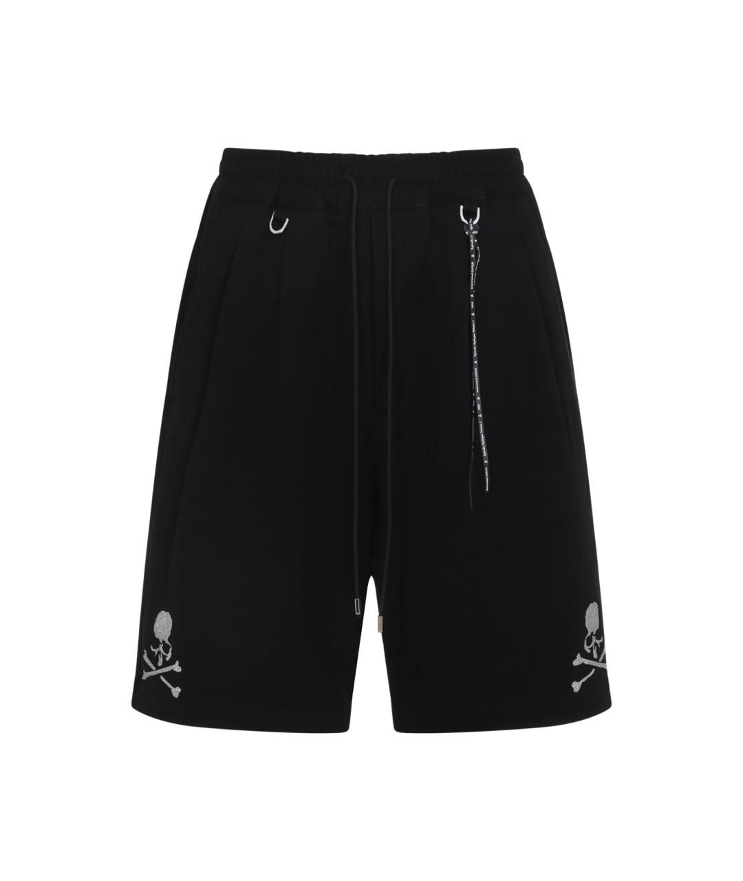 MASTERMIND JAPAN Черные хлопковые шорты, фото 1