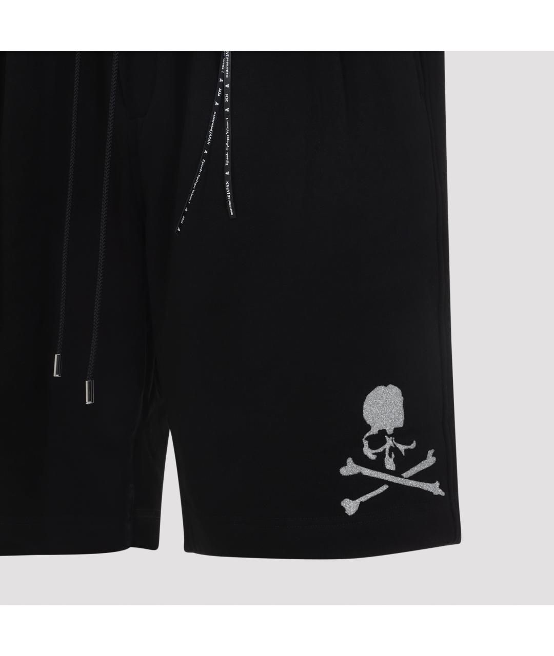 MASTERMIND JAPAN Черные хлопковые шорты, фото 3