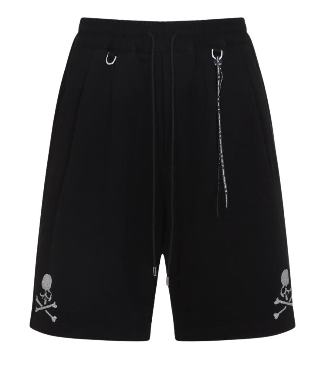 MASTERMIND JAPAN Черные хлопковые шорты, фото 1