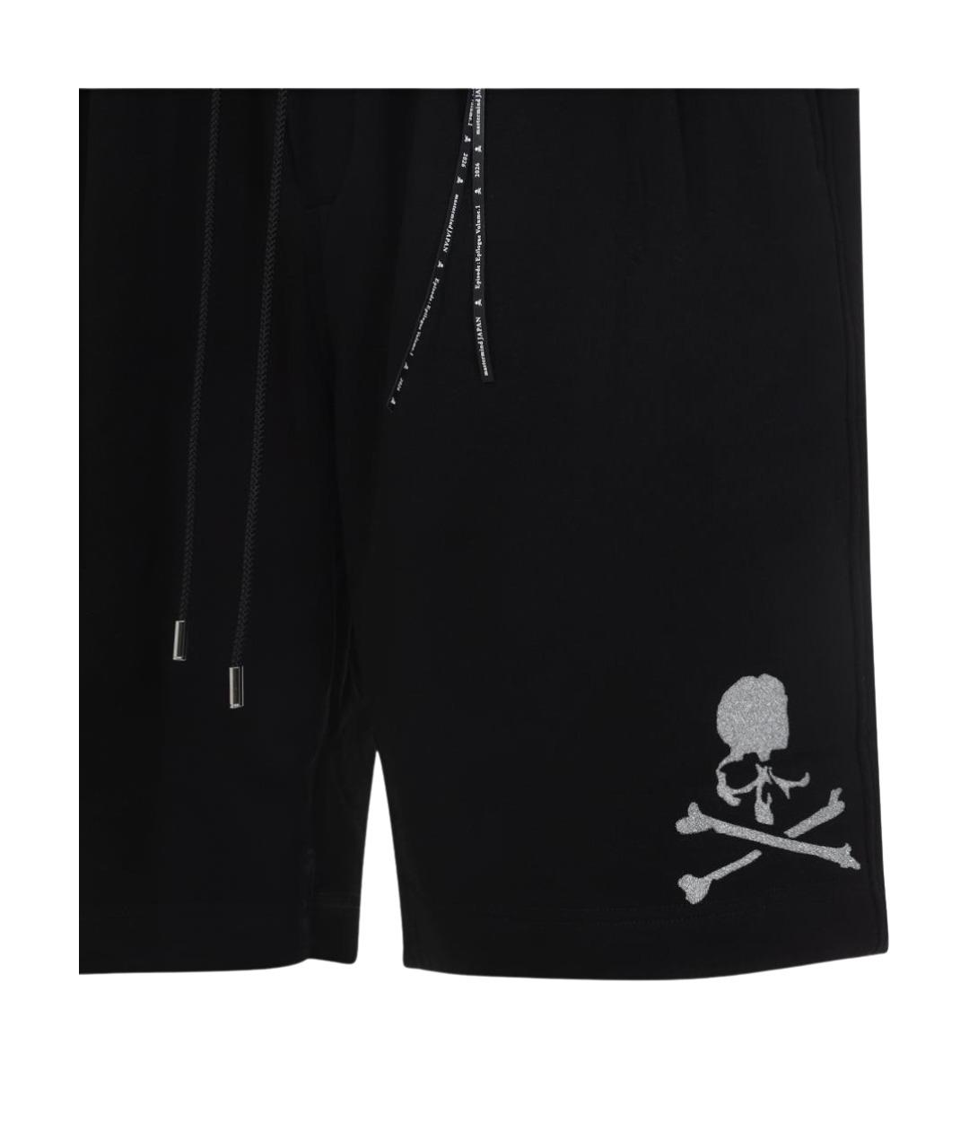 MASTERMIND JAPAN Черные хлопковые шорты, фото 3