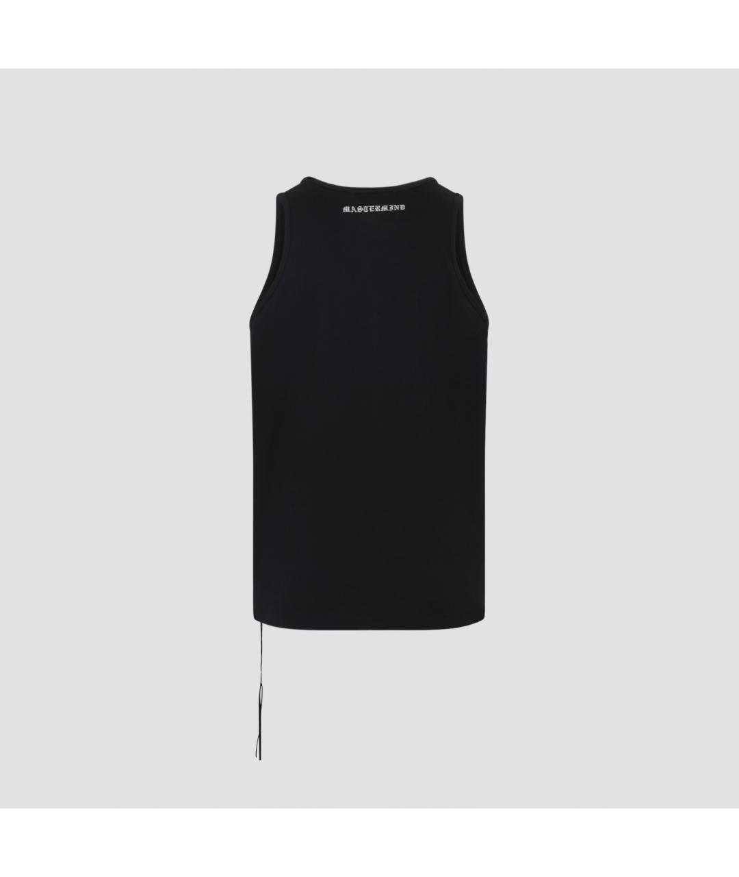 MASTERMIND JAPAN Черная хлопковая майка, фото 2