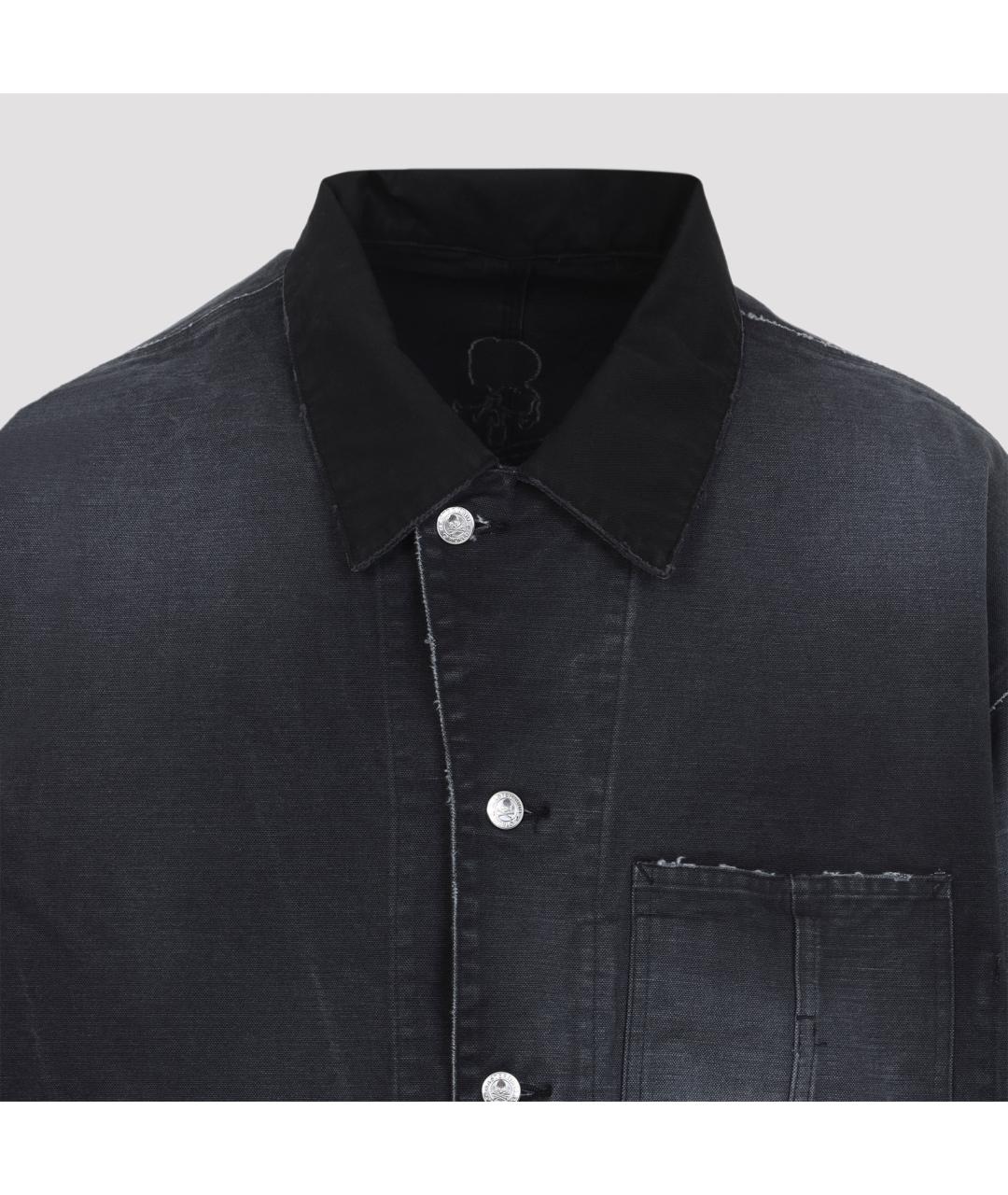 MASTERMIND WORLD Черная хлопковая куртка, фото 3