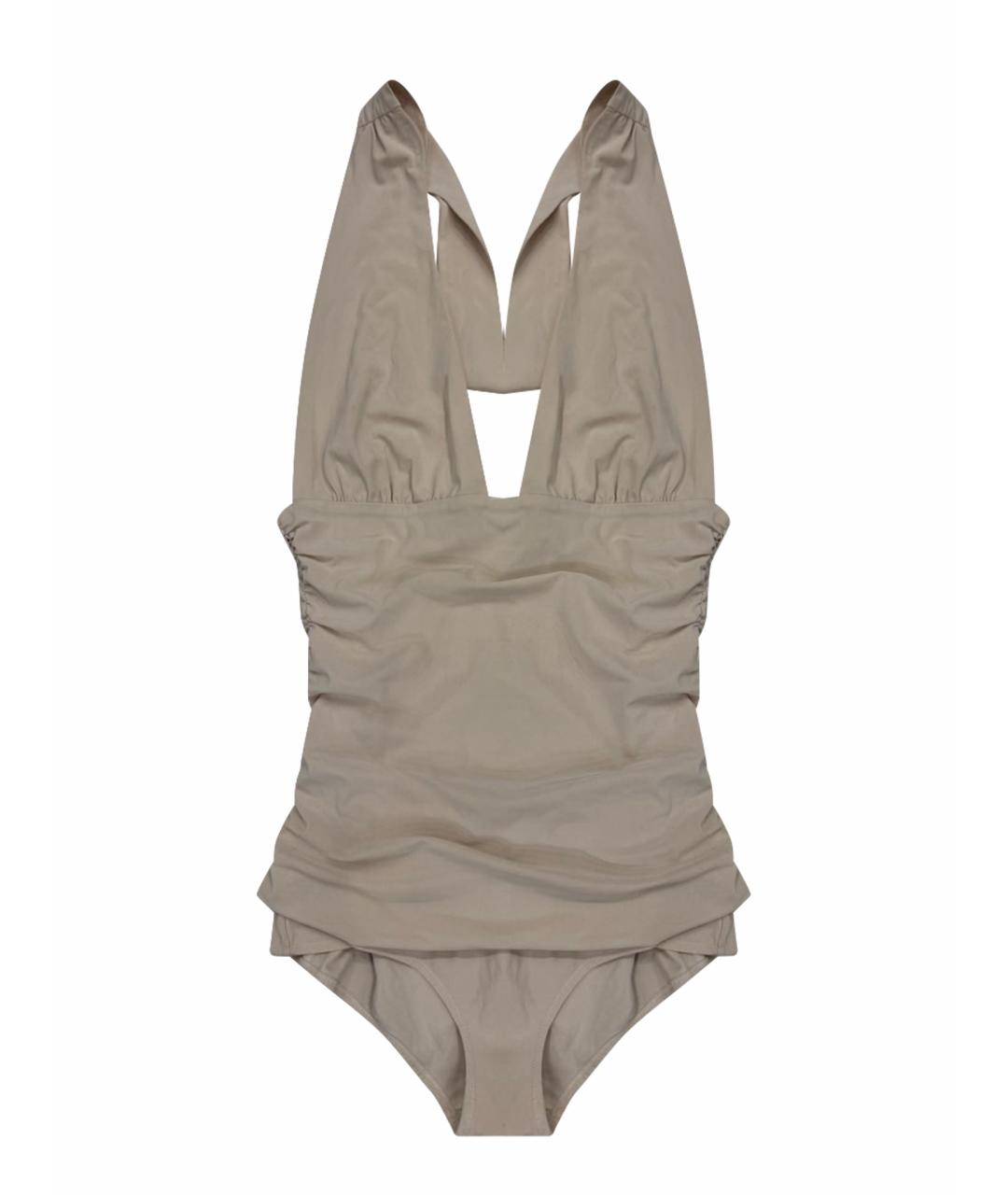 DOLCE&GABBANA Бежевый купальник, фото 1