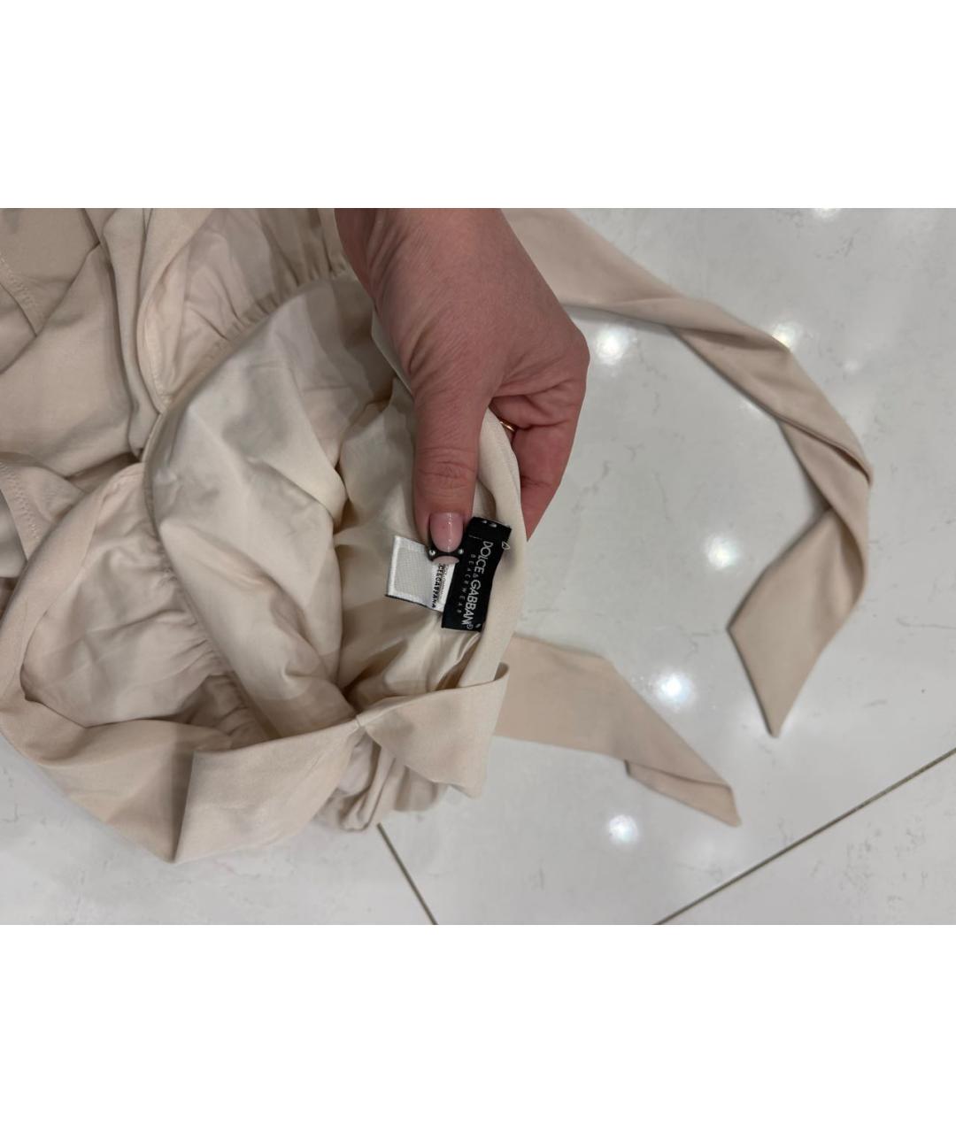 DOLCE&GABBANA Бежевый купальник, фото 5