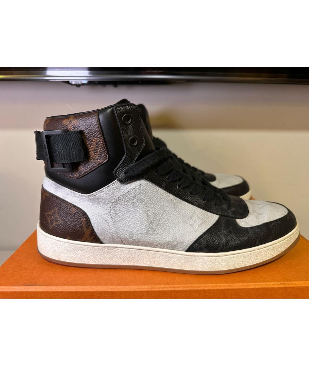 LOUIS VUITTON Кожаные высокие кроссовки / кеды, фото 8