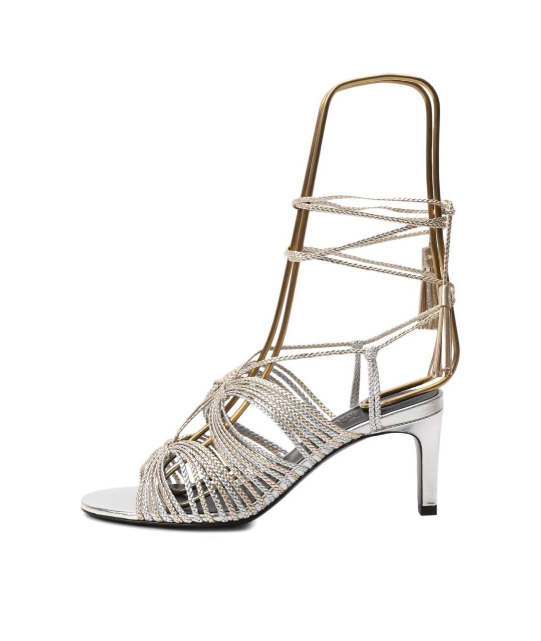 HERMES Кожаные босоножки, фото 5