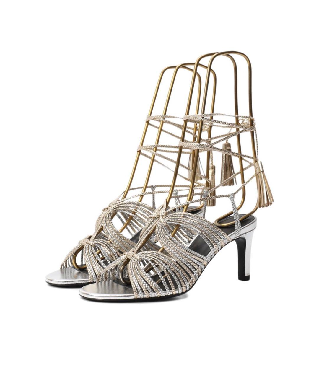 HERMES Кожаные босоножки, фото 3