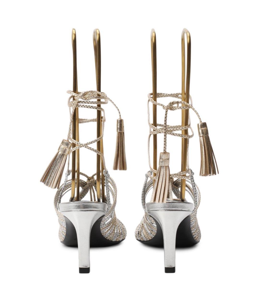 HERMES Кожаные босоножки, фото 4