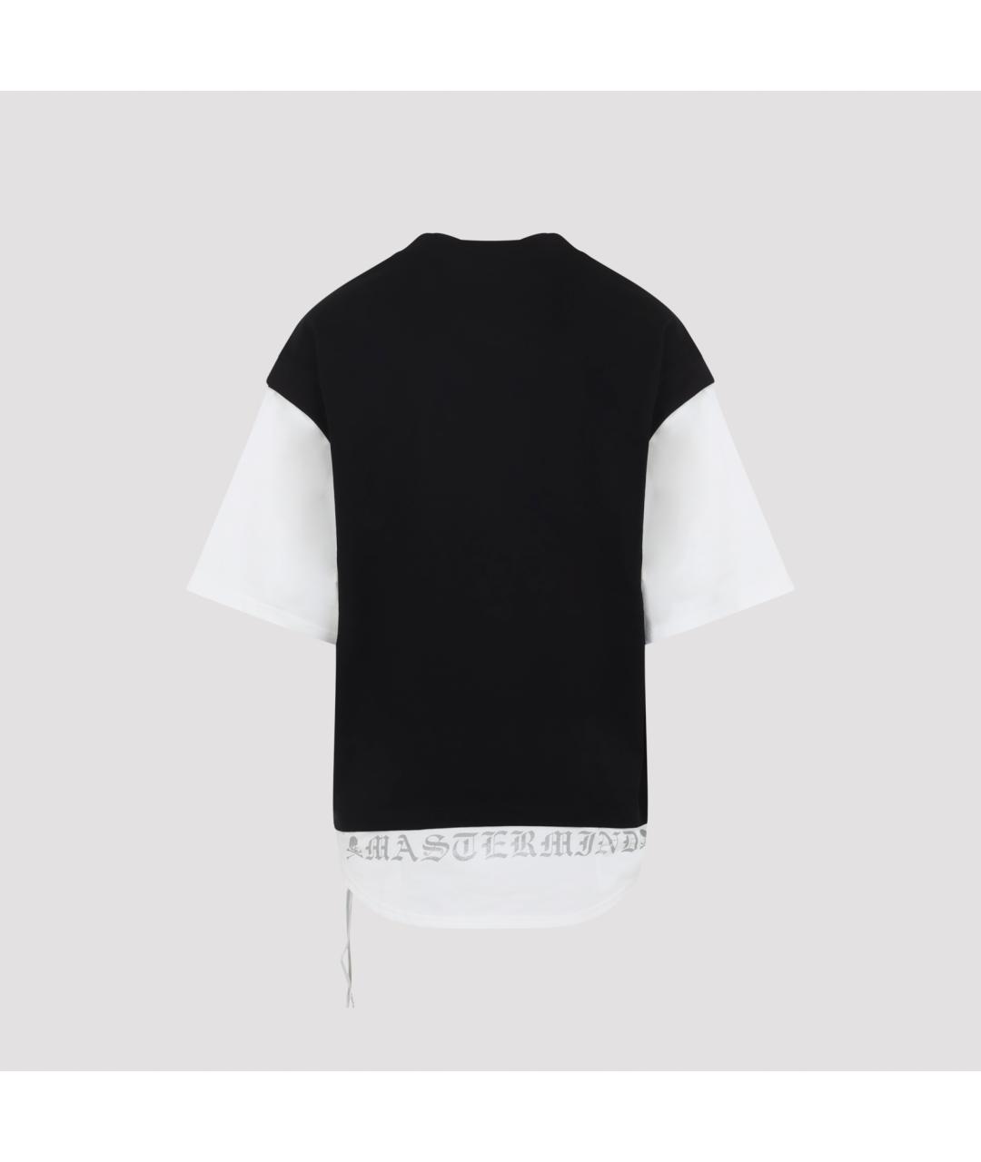 MASTERMIND JAPAN Черная хлопковая футболка, фото 3