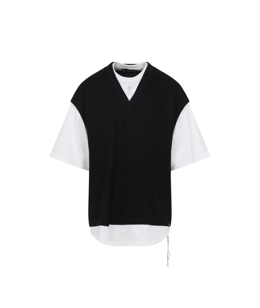 MASTERMIND JAPAN Черная хлопковая футболка, фото 1