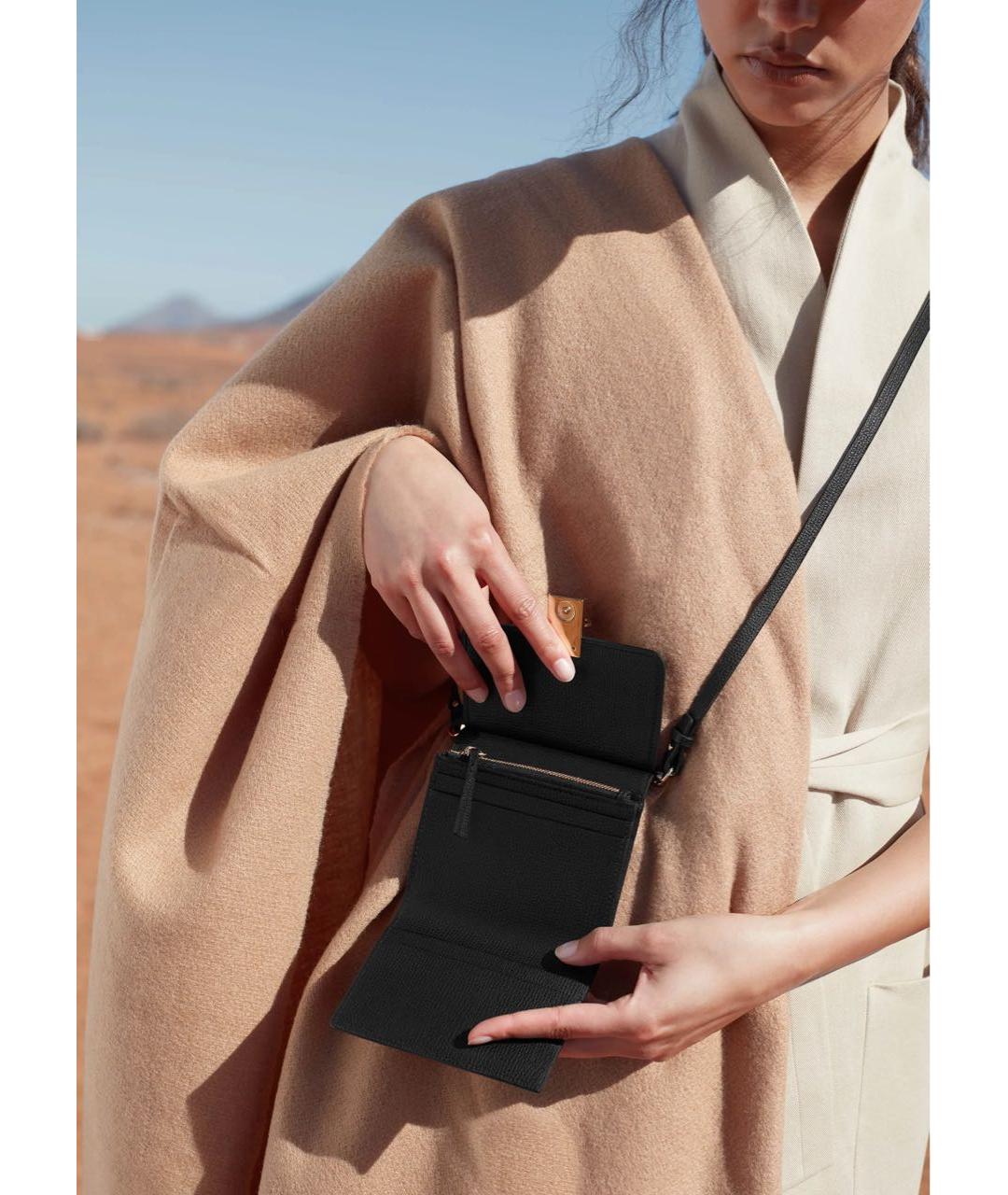 POLENE Черная сумка через плечо, фото 8