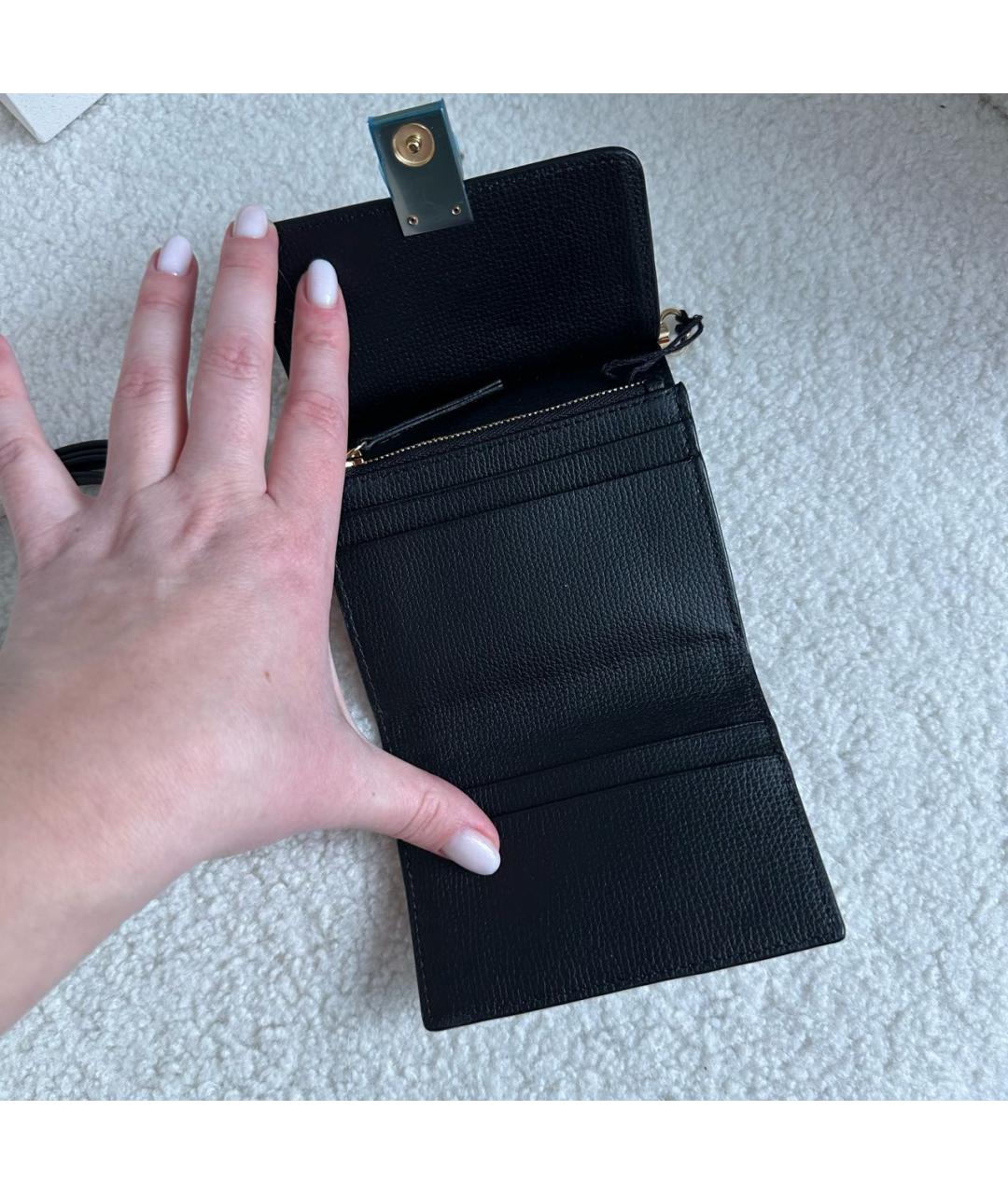 POLENE Черная сумка через плечо, фото 4