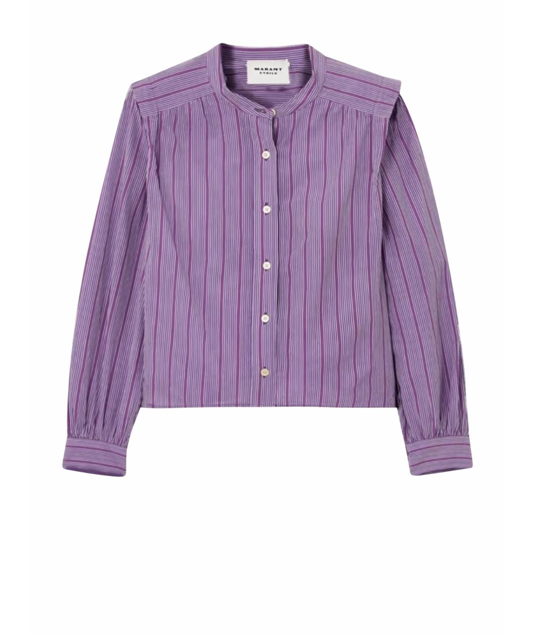 ISABEL MARANT ETOILE Фиолетовая хлопковая блузы, фото 1