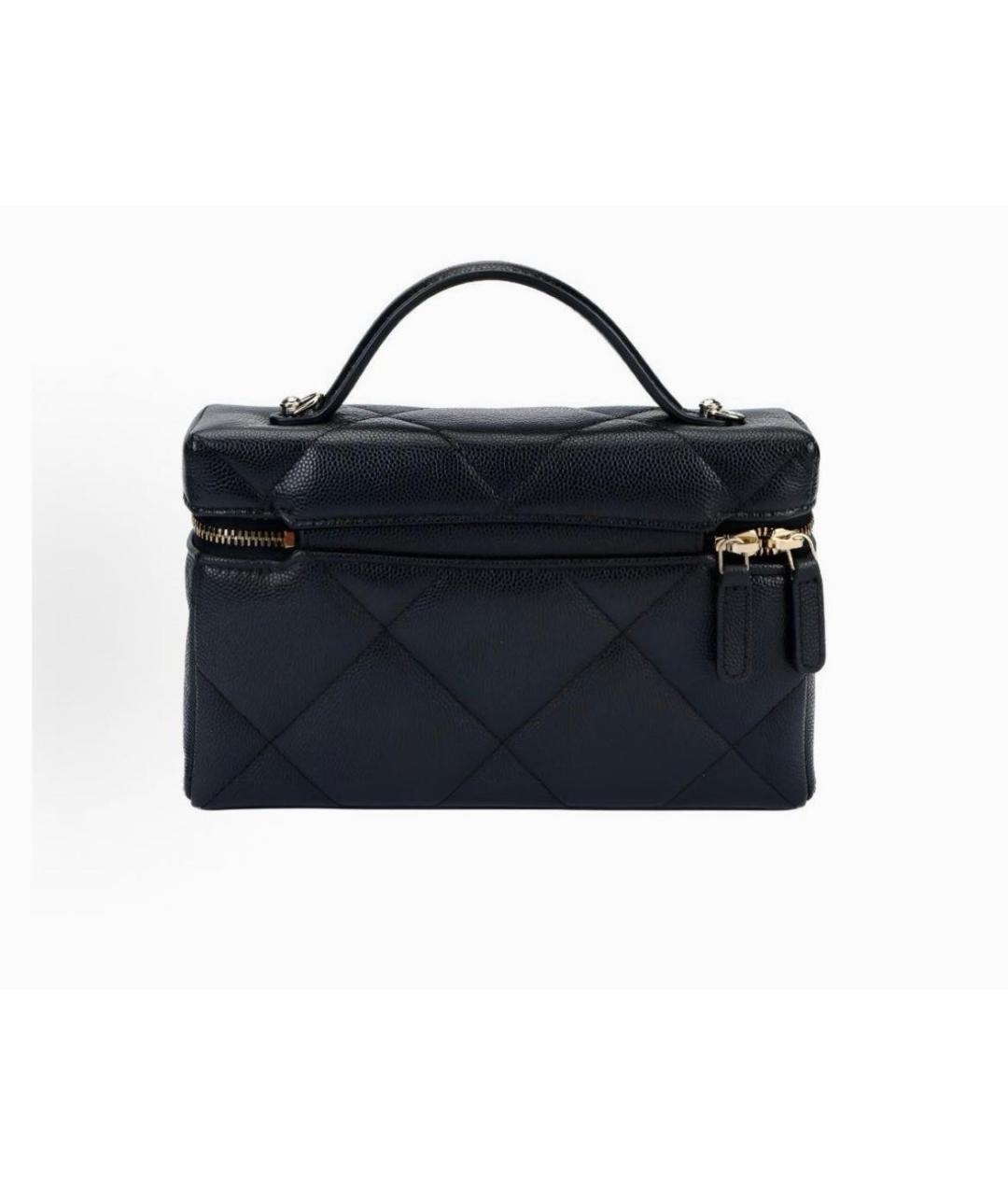 CHANEL Черная кожаная сумка через плечо, фото 3