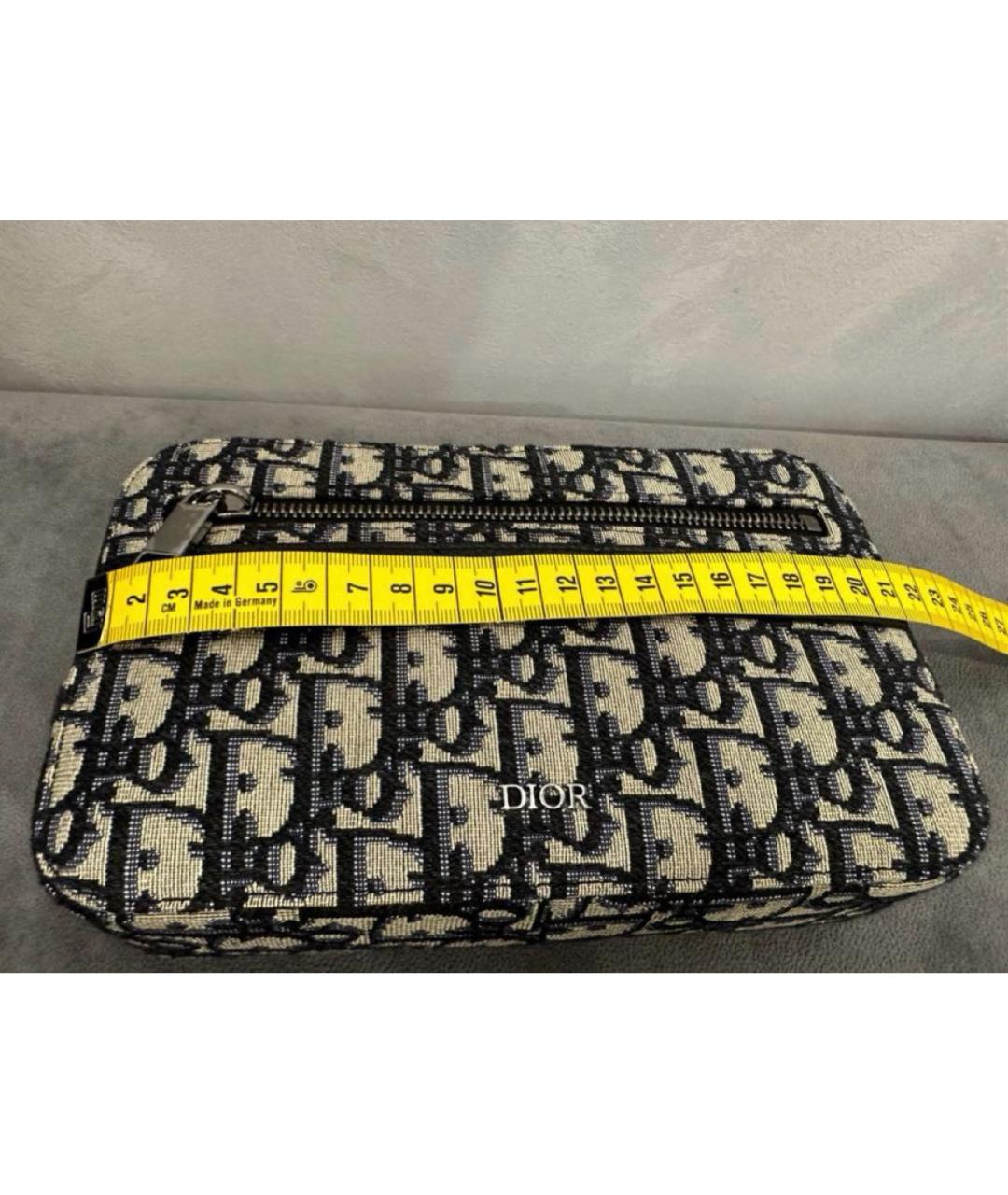 CHRISTIAN DIOR Темно-синяя поясная сумка, фото 4