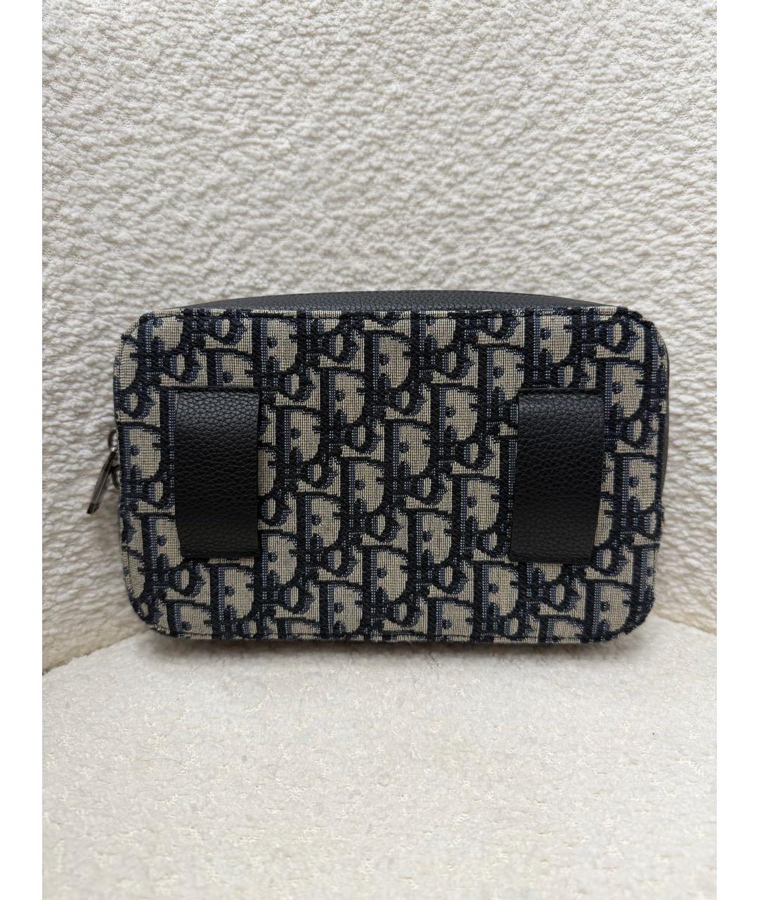 CHRISTIAN DIOR Темно-синяя поясная сумка, фото 2