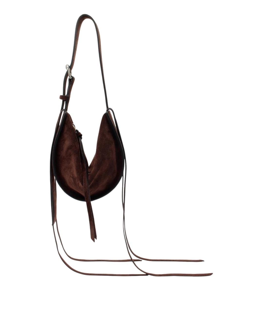 RADICA STUDIO Коричневая замшевая сумка тоут, фото 1