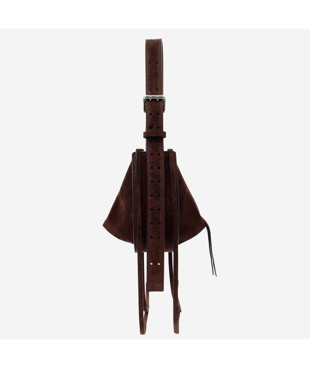 RADICA STUDIO Коричневая замшевая сумка тоут, фото 3