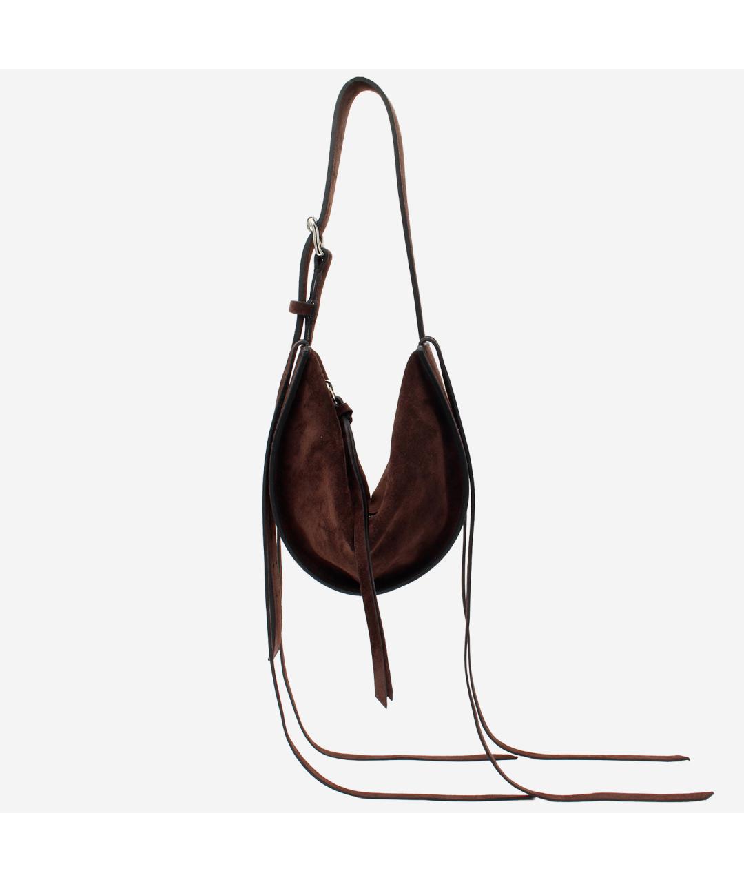 RADICA STUDIO Коричневая замшевая сумка тоут, фото 5