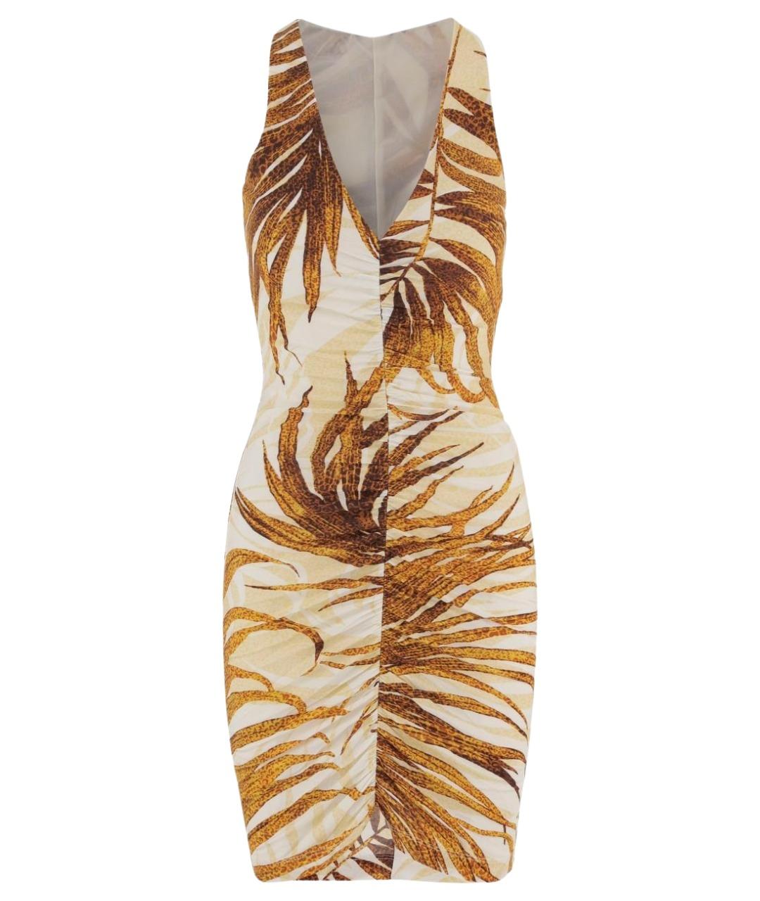 JUST CAVALLI Мульти вискозное платье, фото 1