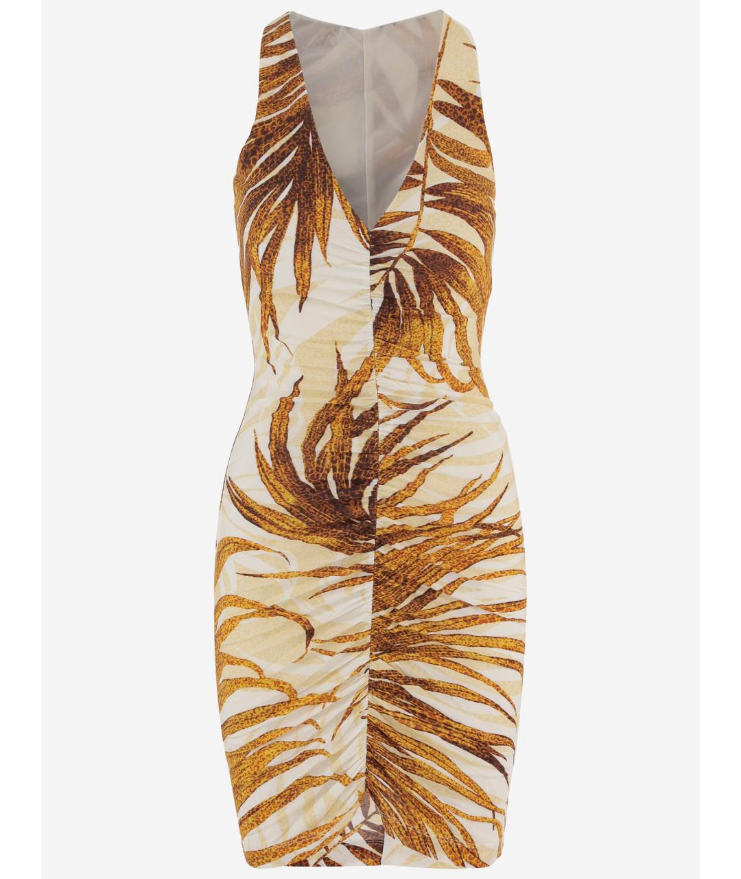 JUST CAVALLI Мульти вискозное платье, фото 4