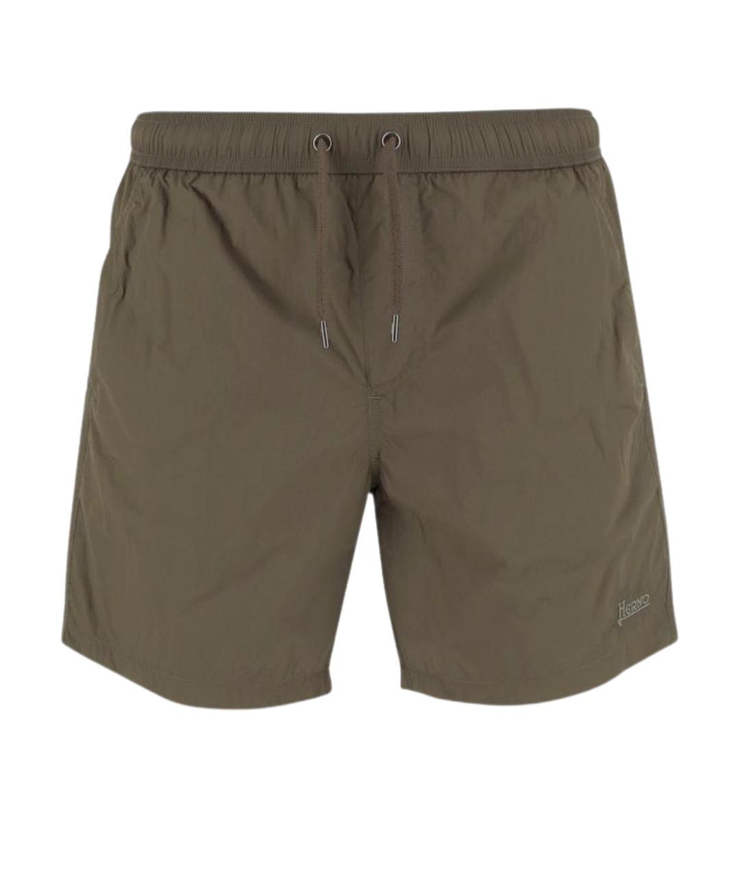 HERNO Зеленые полиамидовые плавки, фото 1