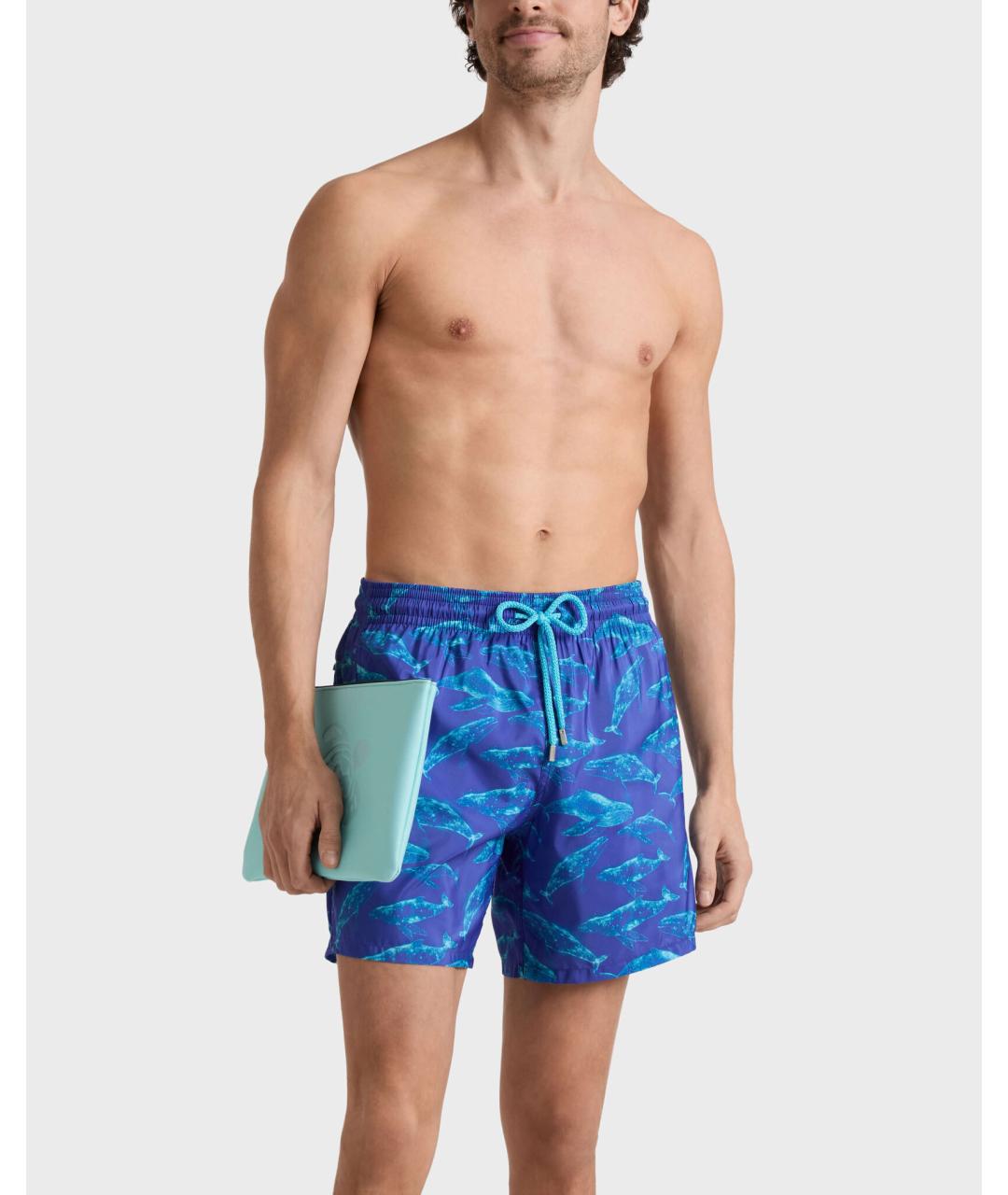 VILEBREQUIN Синие полиамидовые шорты, фото 5