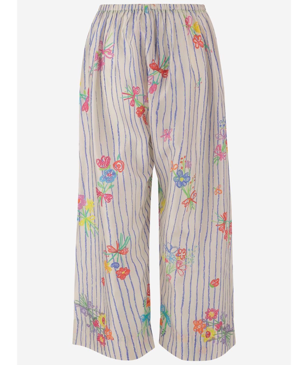 PERO Мульти шелковые прямые брюки, фото 2