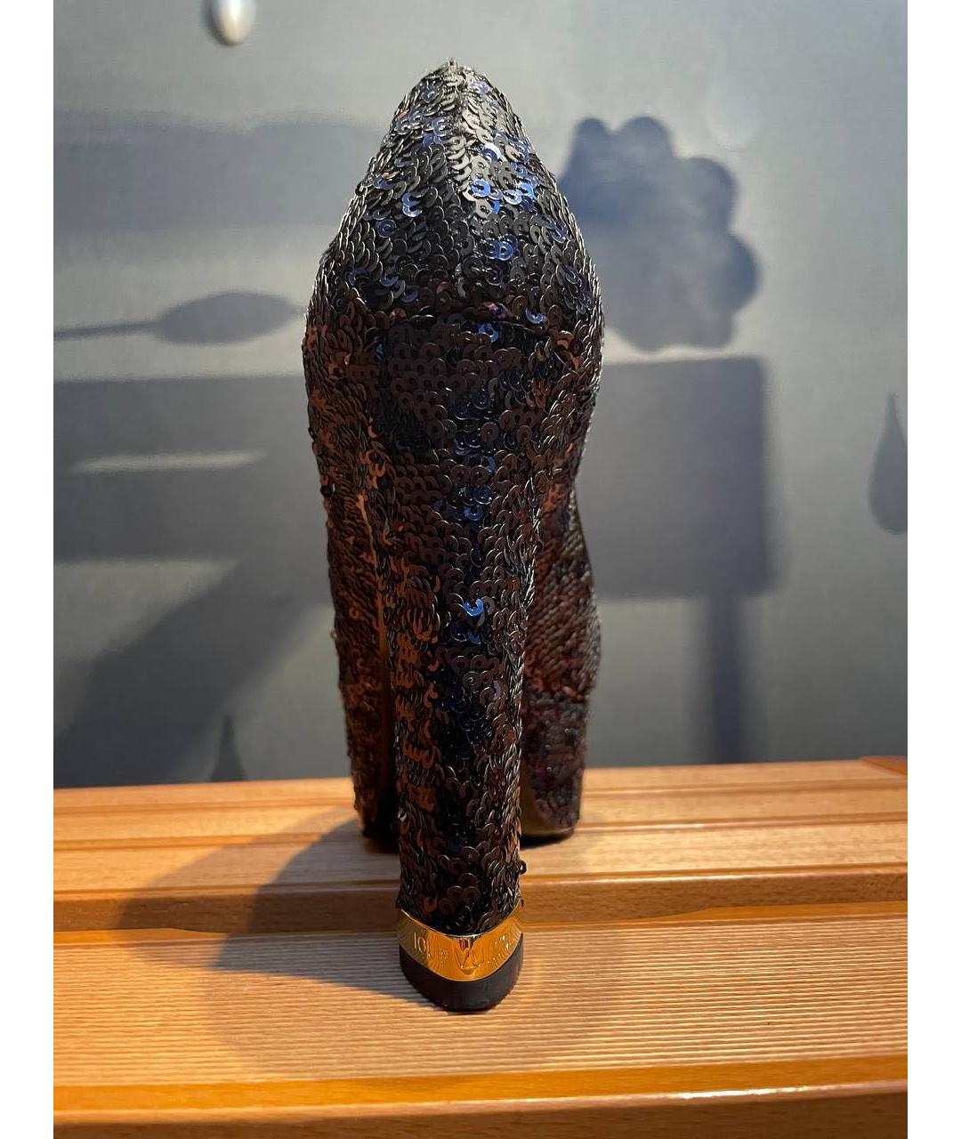 LOUIS VUITTON Черные туфли, фото 4