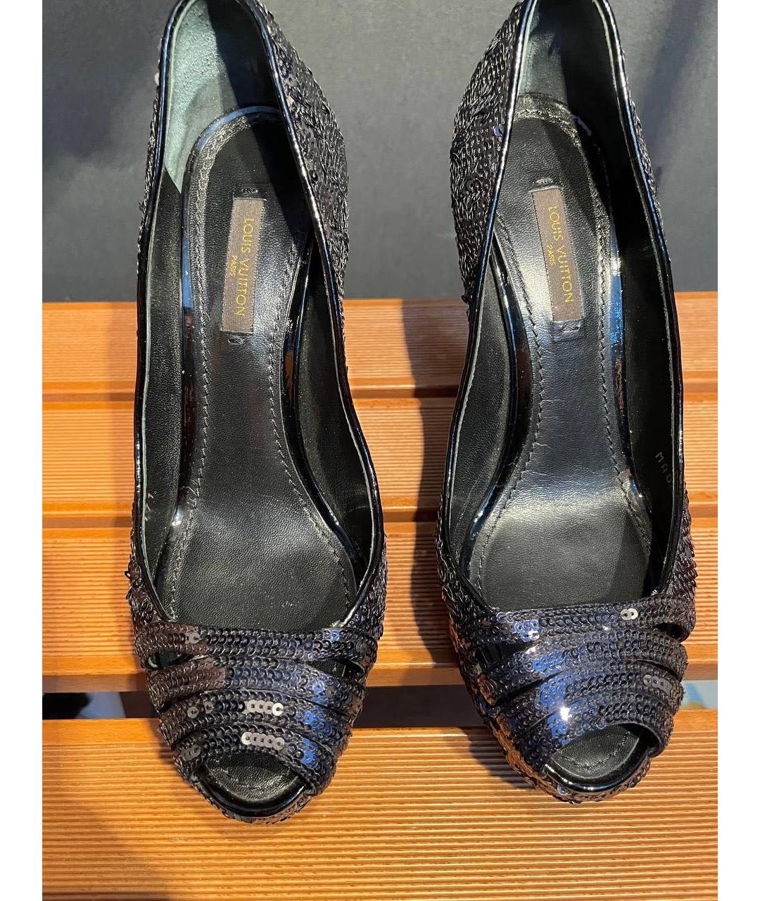 LOUIS VUITTON Черные туфли, фото 2