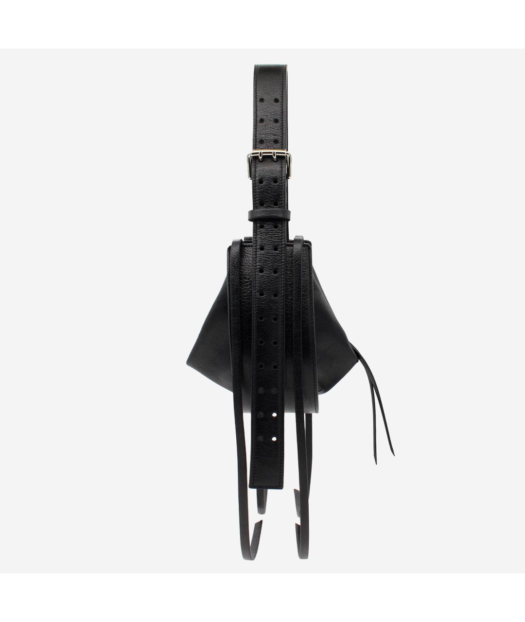 RADICA STUDIO Черная кожаная сумка тоут, фото 3