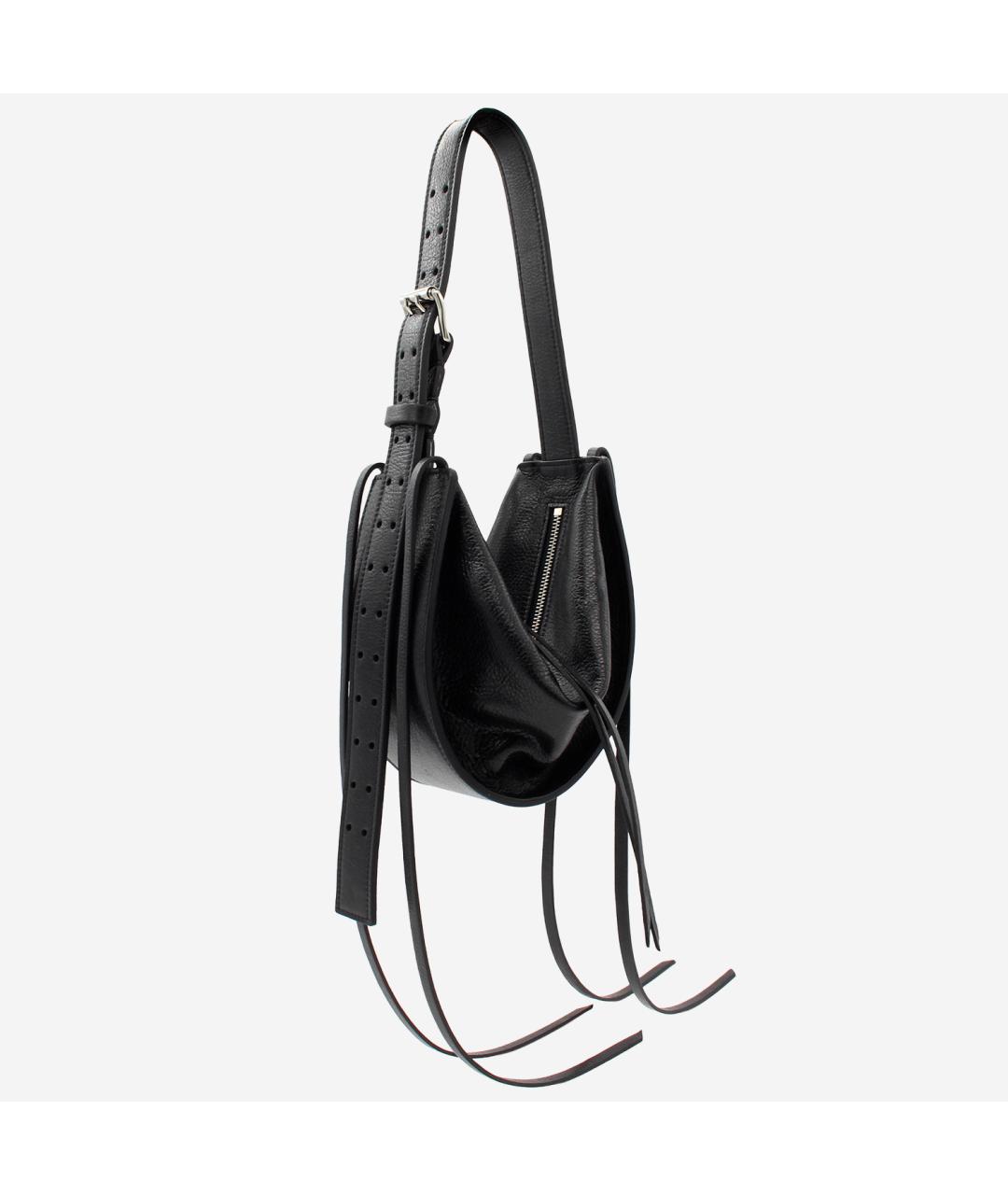 RADICA STUDIO Черная кожаная сумка тоут, фото 2