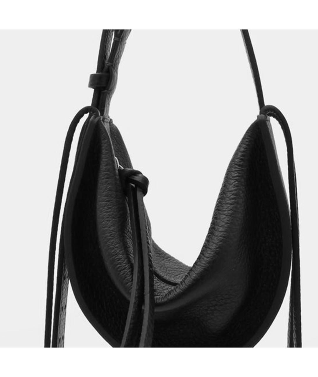 RADICA STUDIO Черная кожаная сумка тоут, фото 4