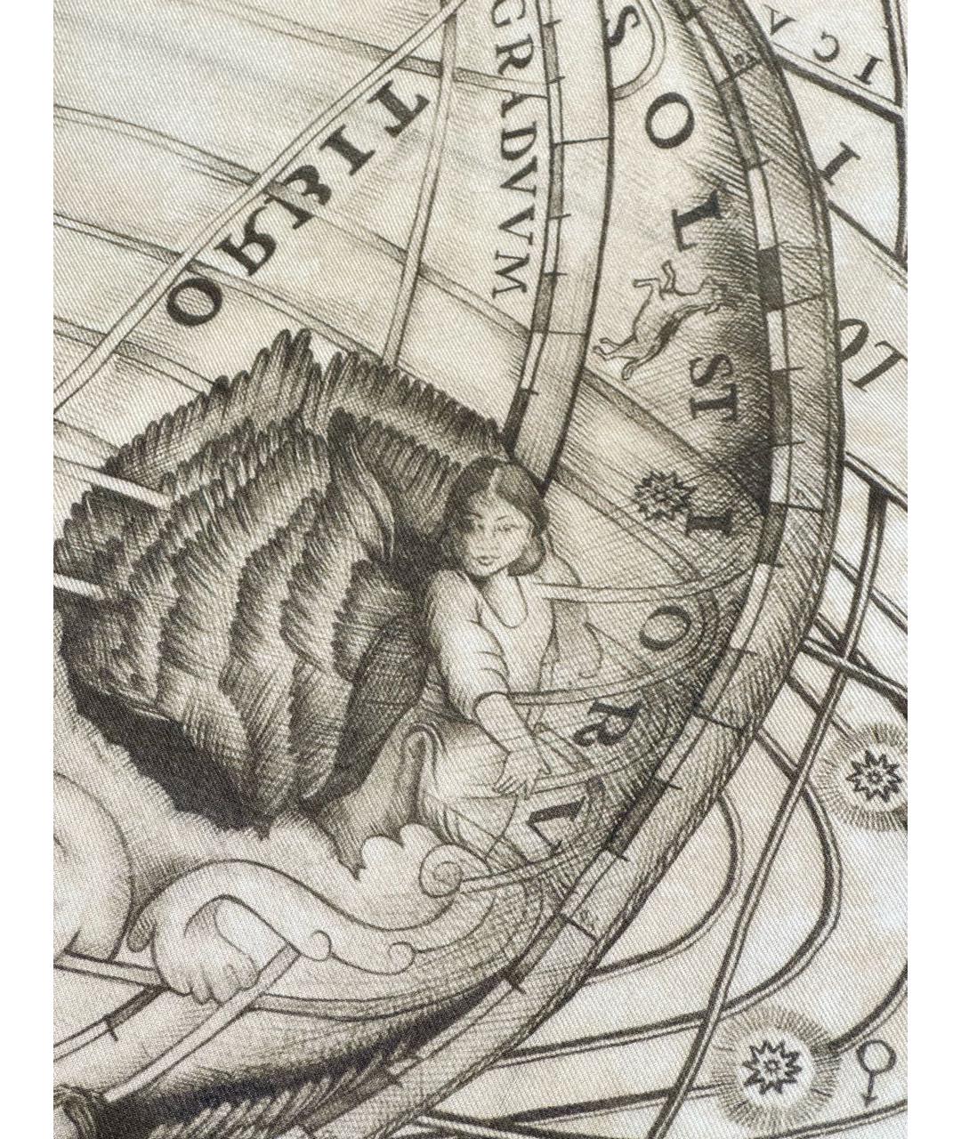 ALEXANDER MCQUEEN Бежевый кашемировый платок, фото 2