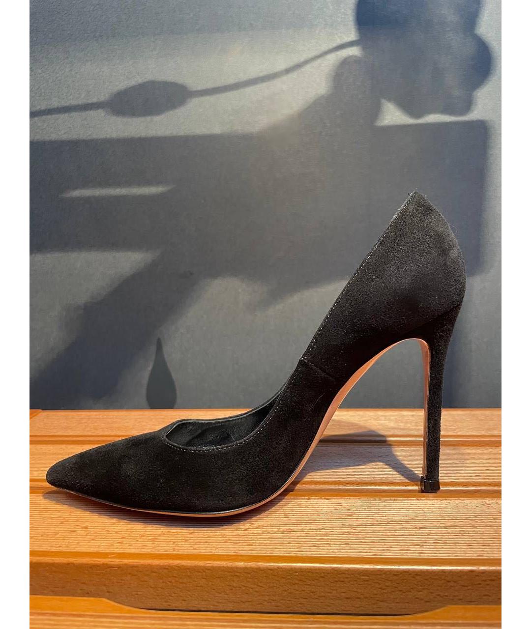 GIANVITO ROSSI Черные замшевые туфли, фото 6