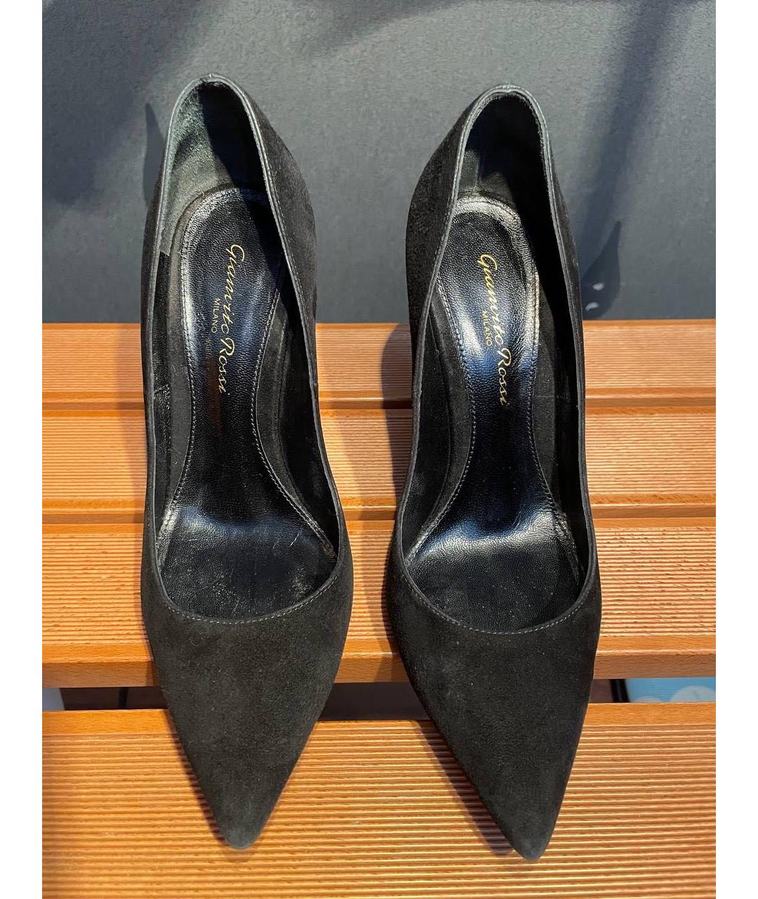 GIANVITO ROSSI Черные замшевые туфли, фото 2